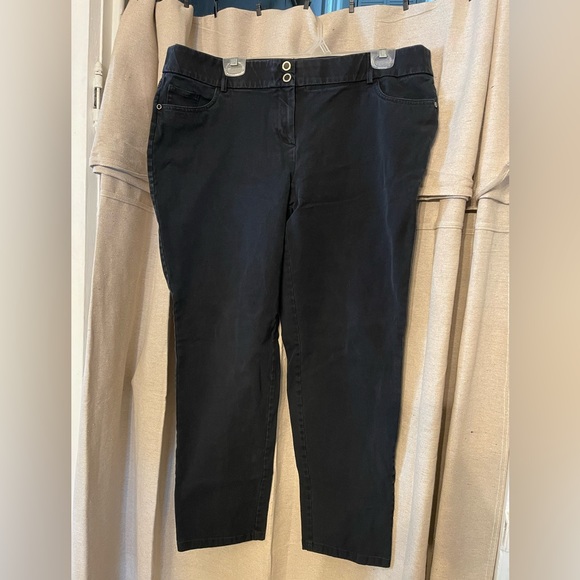 🔥 ALFANI size 16W black trouser jeans - Picture 4 of 5